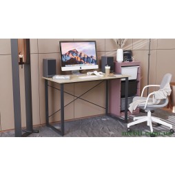 Комп'ютерний стіл Ferrum-decor Дейв 75x120x70 чорний ДСП Дуб Сонома 16мм