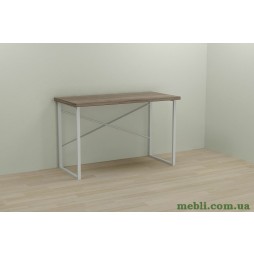 Комп'ютерний стіл Ferrum-decor Дейв 75x140x60 білий ДСП Дуб Сонома Труфель 32мм