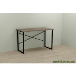 Комп'ютерний стіл Ferrum-decor Дейв 75x140x60 чорний ДСП Дуб Сонома Труфель 32мм