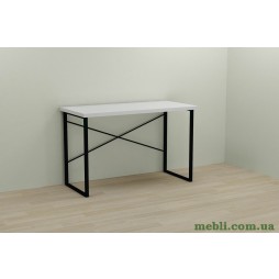 Комп'ютерний стіл Ferrum-decor Дейв 75x140x70 чорний ДСП Білий 32мм