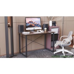 Комп'ютерний стіл Ferrum-decor Дейв 75x140x70 чорний ДСП Дуб Сонома Труфель 16мм