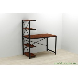 Комп'ютерний стіл Ferrum-decor Джек 75x120x70 Чорний ДСП Венге