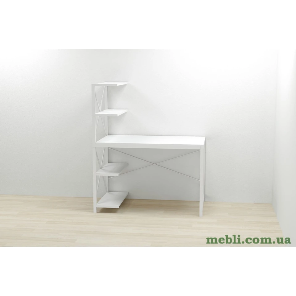 Комп'ютерний стіл Ferrum-decor Джек 75x140x60 Білий ДСП