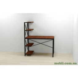 Комп'ютерний стіл Ferrum-decor Джек 75x140x60 Чорний ДСП Венге