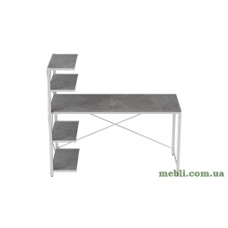 Комп'ютерний стіл Ferrum-decor Джек 75x140x70 Білий ДСП Бетон