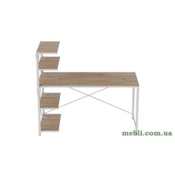 Комп'ютерний стіл Ferrum-decor Джек 75x140x70 Білий ДСП Дуб Сан-Марино