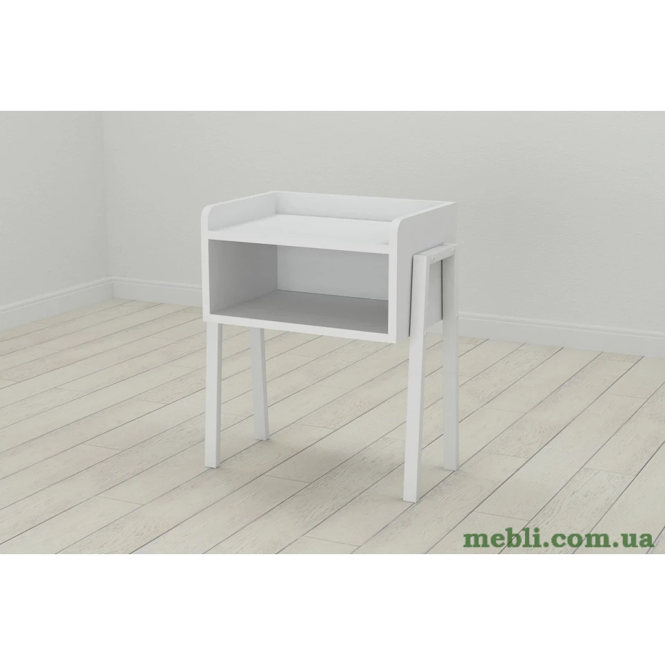 Тумба модульна Ferrum-decor Джузі 540x450x320 метал Білий ДСП Білий
