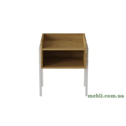 Тумба модульна Ferrum-decor Джузі 540x450x320 метал Білий ДСП Дуб Артізан