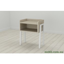 Тумба модульна Ferrum-decor Джузі 540x450x320 метал Білий ДСП Сонома