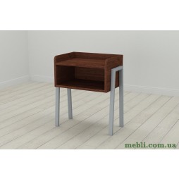 Тумба модульна Ferrum-decor Джузі 540x450x320 метал Сірий ДСП Венге