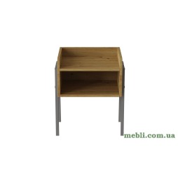 Тумба модульна Ferrum-decor Джузі 540x450x320 метал Сірий ДСП Дуб Артізан