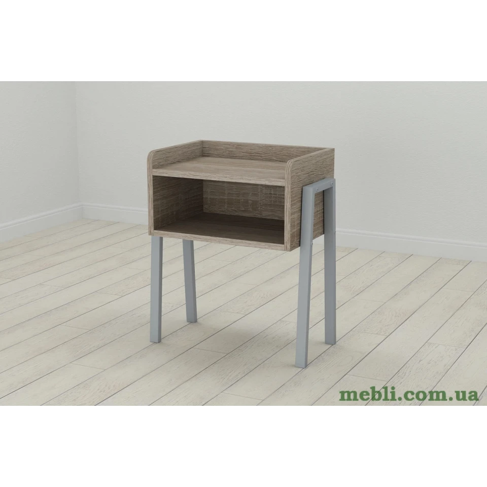 Тумба модульна Ferrum-decor Джузі 540x450x320 метал Сірий ДСП Сонома Трюфель