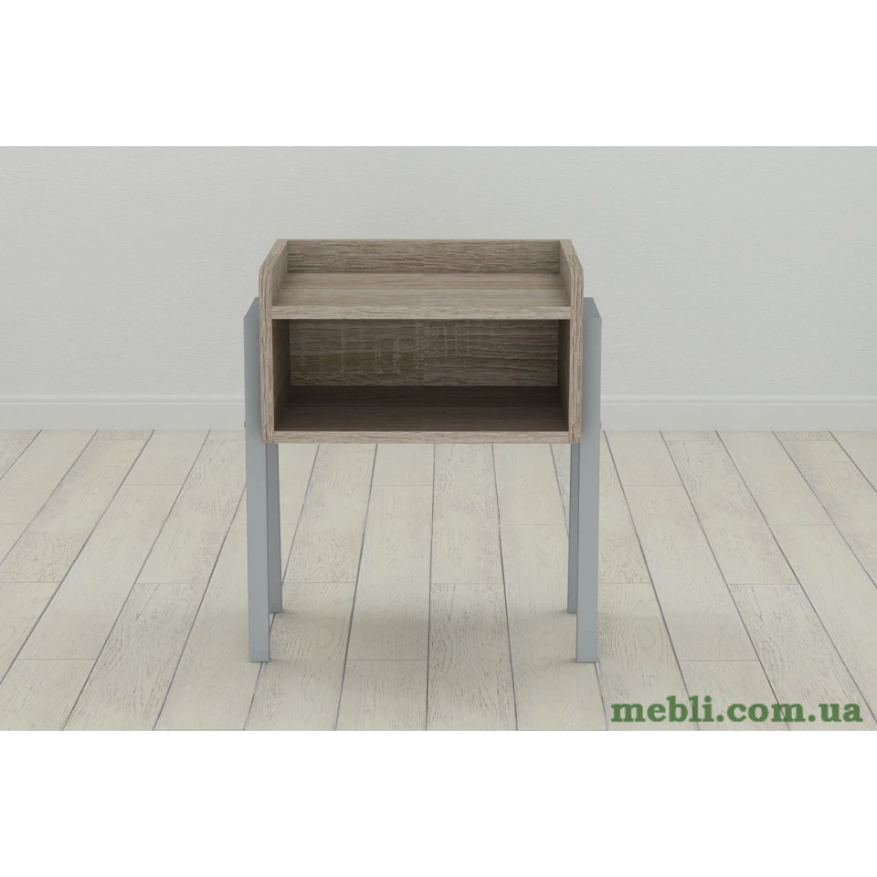 Тумба модульна Ferrum-decor Джузі 540x450x320 метал Сірий ДСП Сонома Трюфель