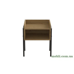 Тумба модульна Ferrum-decor Джузі 540x450x320 метал Чорний ДСП Дуб Артізан