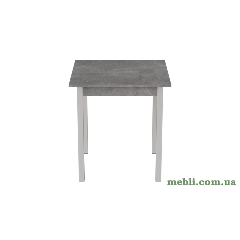 Стіл кухонний Ferrum-decor Дієго 75x70x70 Білий ДСП Бетон 16мм