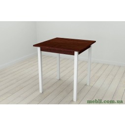 Стіл кухонний Ferrum-decor Дієго 75x70x70 Білий ДСП Венге 16мм