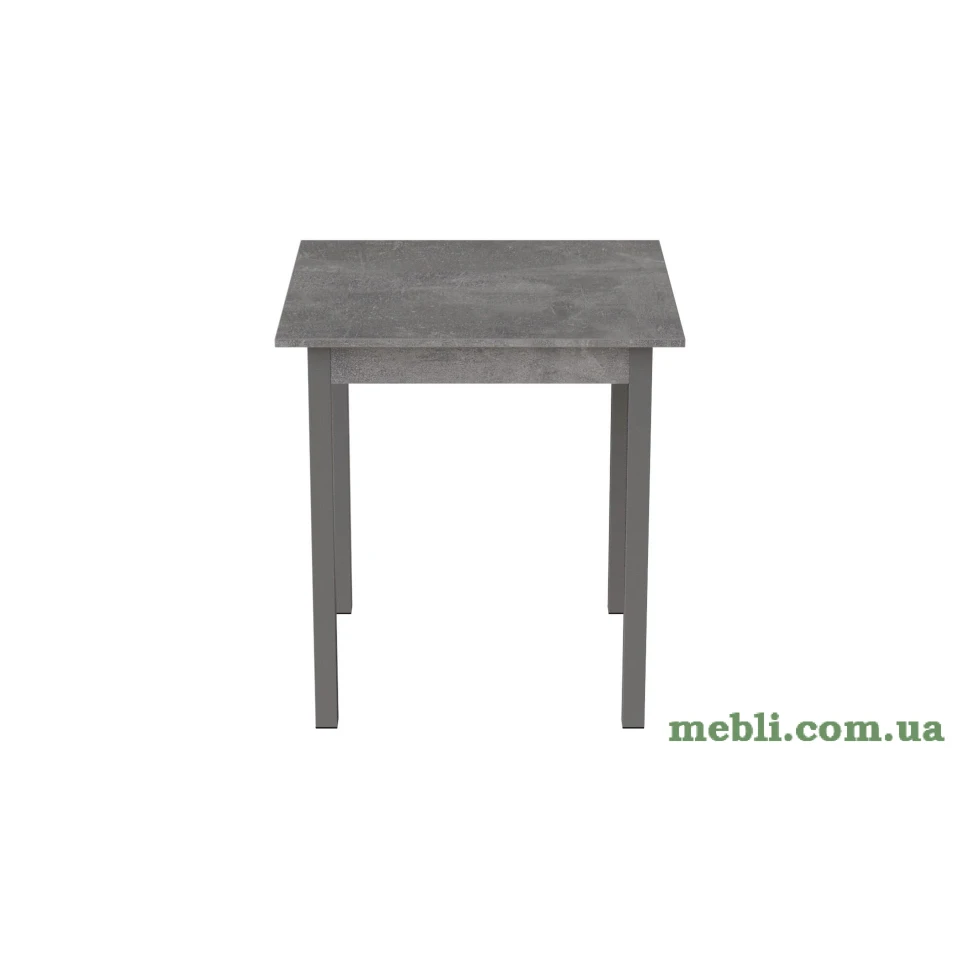 Стіл кухонний Ferrum-decor Дієго 75x70x70 Сірий ДСП Бетон 16мм