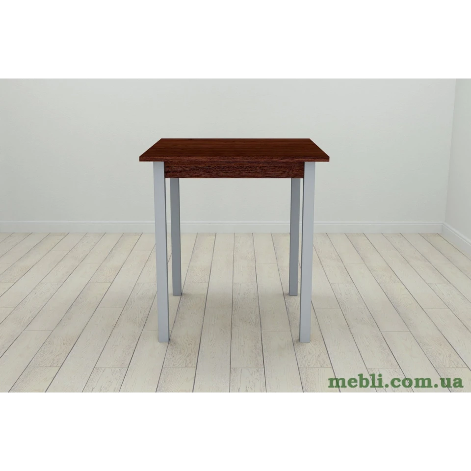 Стіл кухонний Ferrum-decor Дієго 75x70x70 Сірий ДСП Венге 16мм