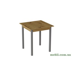 Стіл кухонний Ferrum-decor Дієго 75x70x70 Сірий ДСП Дуб Артизан 16мм