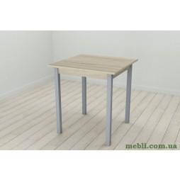 Стіл кухонний Ferrum-decor Дієго 75x70x70 Сірий ДСП Сонома 16мм