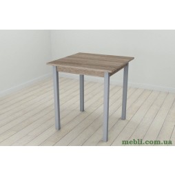Стіл кухонний Ferrum-decor Дієго 75x70x70 Сірий ДСП Сонома Трюфель 16мм