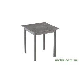 Стіл кухонний Ferrum-decor Дієго 75x80x80 Сірий ДСП Бетон 16мм