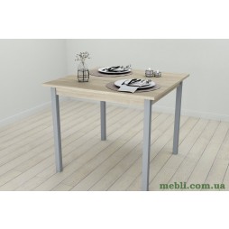 Стіл кухонний Ferrum-decor Дієго 75x80x80 Сірий ДСП Сонома 16мм