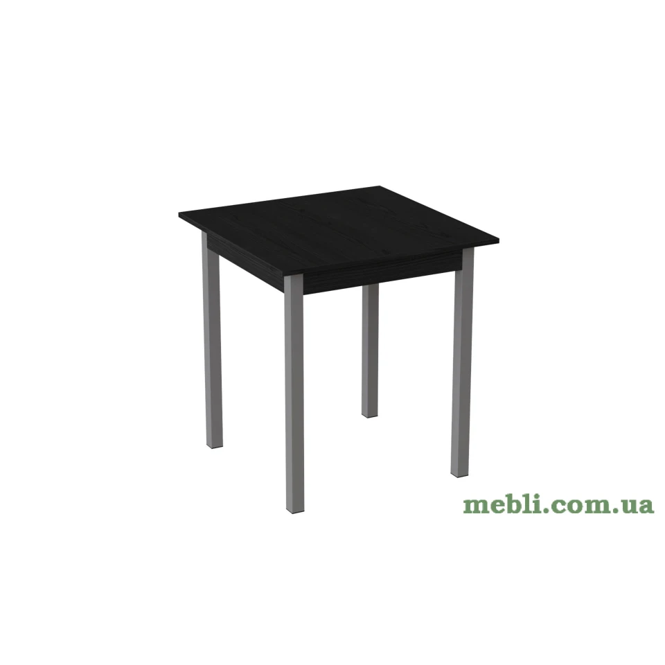 Стіл кухонний Ferrum-decor Дієго 75x80x80 Сірий ДСП Сосна Кембра 16мм