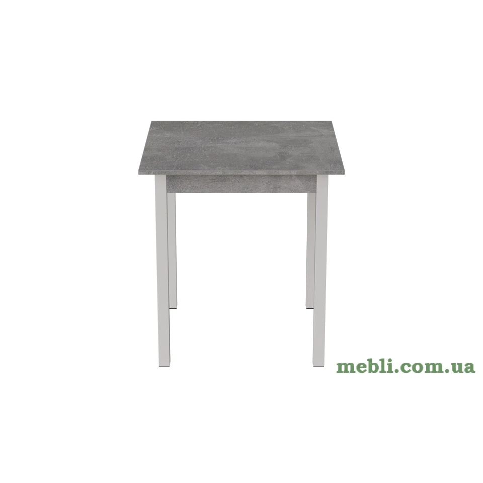 Стіл кухонний Ferrum-decor Дієго 75x90x90 Білий ДСП Бетон 16мм