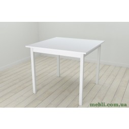 Стіл кухонний Ferrum-decor Дієго 75x90x90 Білий ДСП Біле 16мм