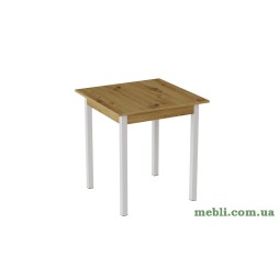 Стіл кухонний Ferrum-decor Дієго 75x90x90 Білий ДСП Дуб Артизан 16мм