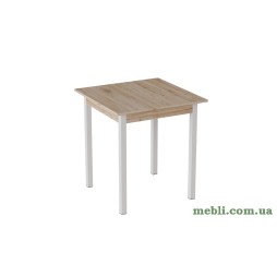 Стіл кухонний Ferrum-decor Дієго 75x90x90 Білий ДСП Сан-Марино 16мм