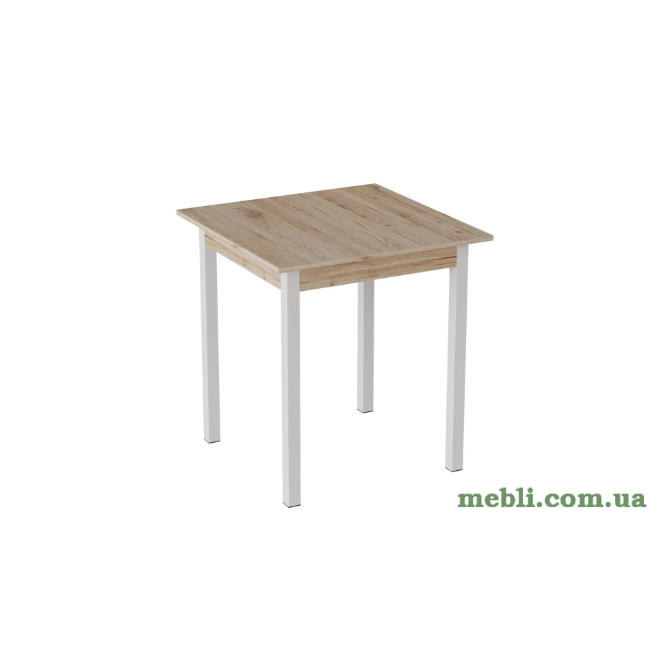 Стіл кухонний Ferrum-decor Дієго 75x90x90 Білий ДСП Сан-Марино 16мм