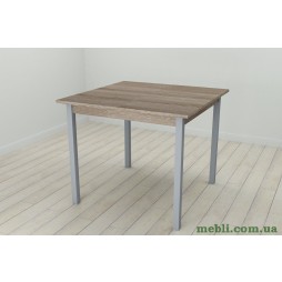 Стіл кухонний Ferrum-decor Дієго 75x90x90 Сірий ДСП Сонома Трюфель 16мм