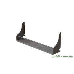 Полиця настінна Ferrum-decor Ізі 260x500x150 метал Сірий ДСП Бетон