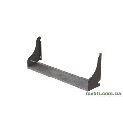 Полиця настінна Ferrum-decor Ізі 260x700x150 метал Сірий ДСП Бетон