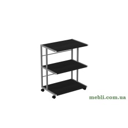 Етажерка на коліщатках Каміло 75x40x60 метал Сірий ДСП Сосна Кембра 16мм