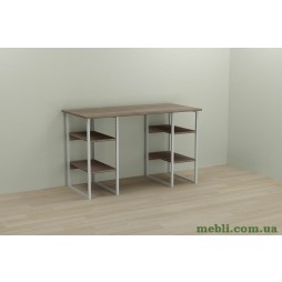 Комп'ютерний стіл Ferrum-decor Карен 75x120x60 білий ДСП Дуб Сонома Труфель 16мм