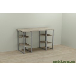 Комп'ютерний стіл Ferrum-decor Карен 75x120x60 сірий ДСП Дуб Сонома 32мм