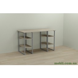 Комп'ютерний стіл Ferrum-decor Карен 75x120x70 сірий ДСП Дуб Сонома 16мм