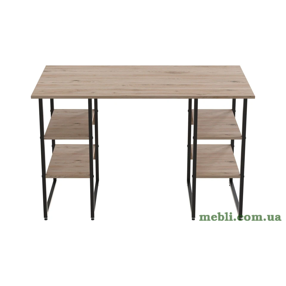 Комп'ютерний стіл Ferrum-decor Карен 75x120x70 чорний ДСП Дуб Артізан 32мм