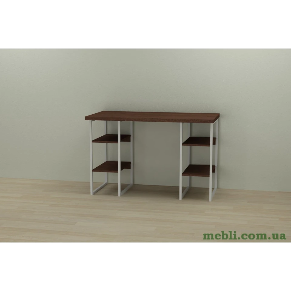 Комп'ютерний стіл Ferrum-decor Карен 75x140x60 білий ДСП Дуб Сонома 32мм