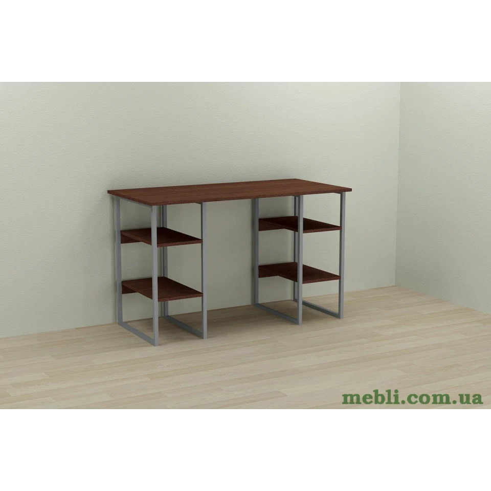 Комп'ютерний стіл Ferrum-decor Карен 75x140x70 сірий ДСП Венге 16мм