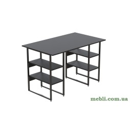 Комп'ютерний стіл Карен 75x140x70 чорний ДСП Сосна Кембра 16мм