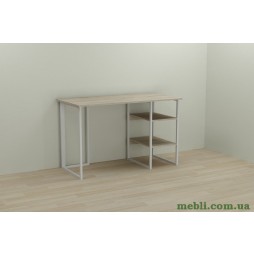 Комп'ютерний стіл Ferrum-decor Кевін 75x100x60 білий ДСП Дуб Сонома 16мм