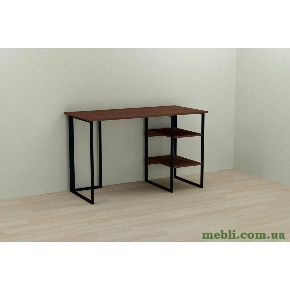 Комп'ютерний стіл Ferrum-decor Кевін 75x100x60 чорний ДСП Венге 16мм