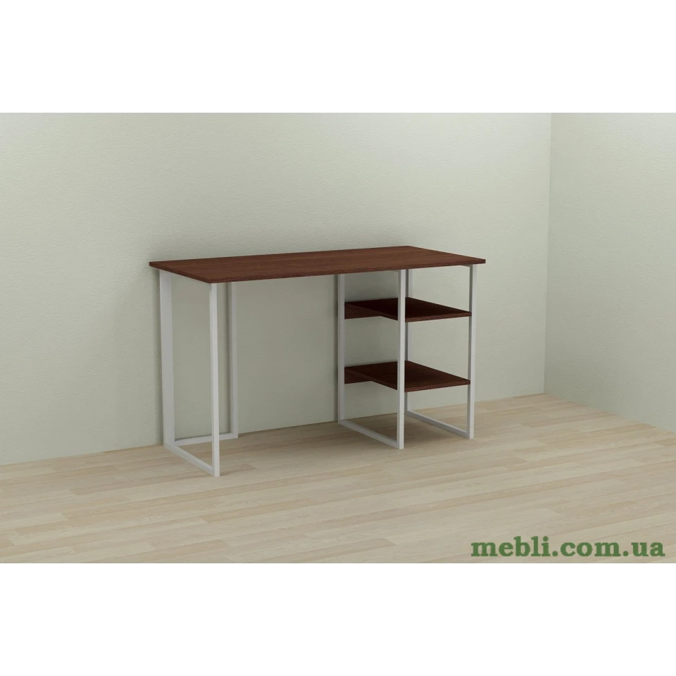 Комп'ютерний стіл Ferrum-decor Кевін 75x120x60 білий ДСП Венге 16мм
