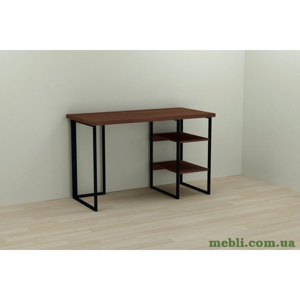 Комп'ютерний стіл Ferrum-decor Кевін 75x120x60 чорний ДСП Венге 32мм