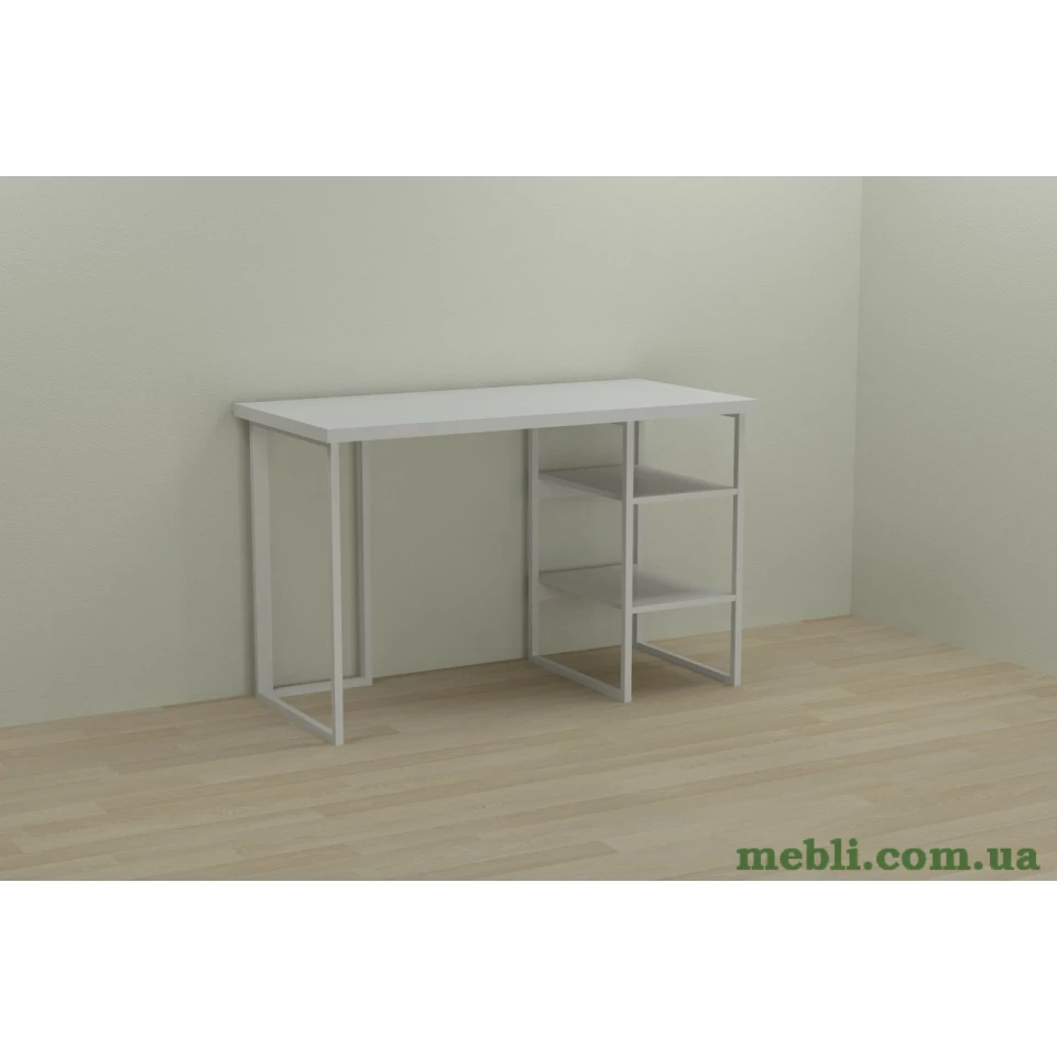 Комп'ютерний стіл Ferrum-decor Кевін 75x120x70 білий ДСП Білий 32мм