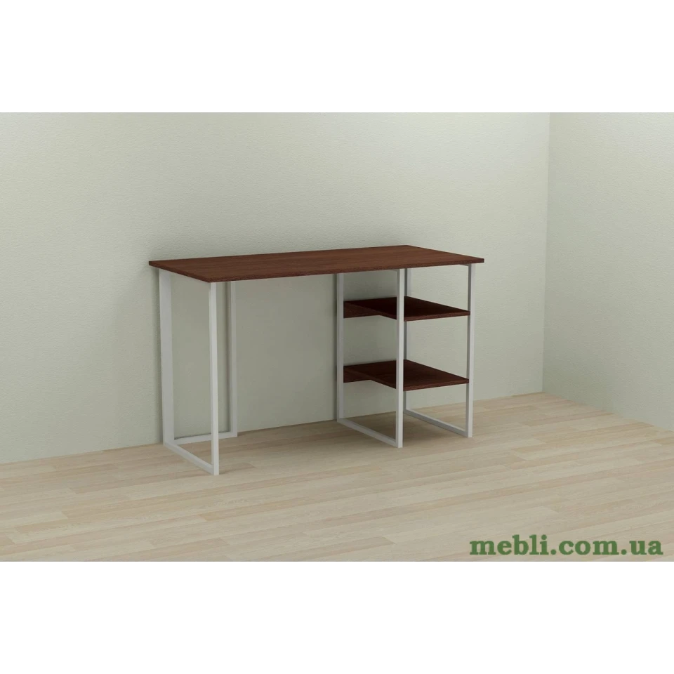 Комп'ютерний стіл Ferrum-decor Кевін 75x120x70 білий ДСП Венге 16мм